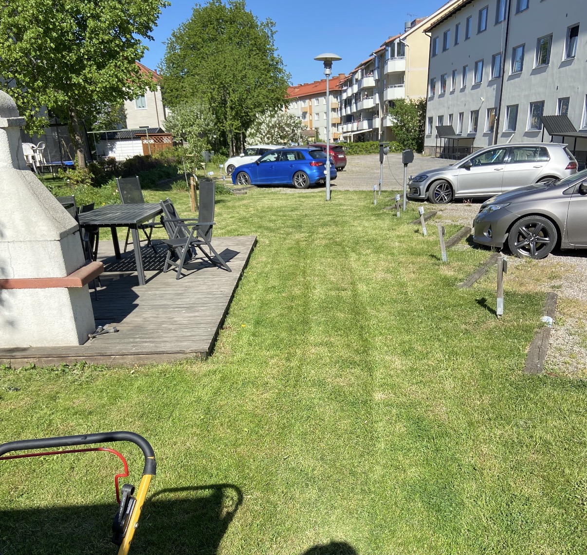 Gräsklippning i Eskilstuna